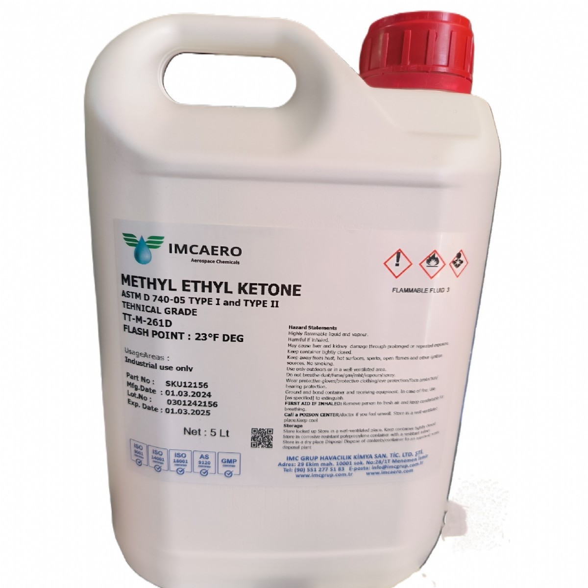 Methyl Ethyl Ketone Mek Astm D Type I And Type Ii Tehnical