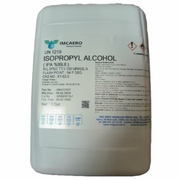 ISOPROPYL ALCOHOL  ASTM D 770  TT-I-735A GRADE A DIN 53245 ACS 8th addition